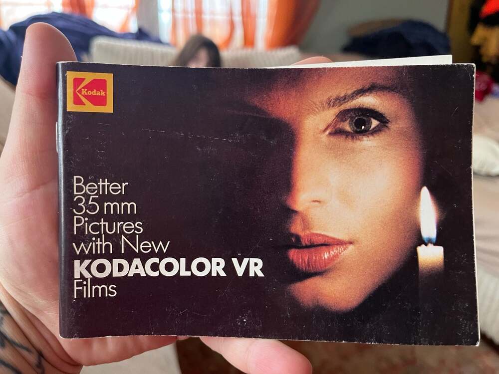KODAK KODACOLOR VR CAMERA FILM BOOKLET 1983